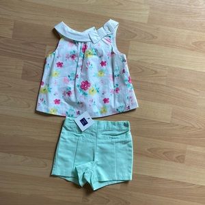NWT Janie and Jack matching set for girls. Size 12-18months.